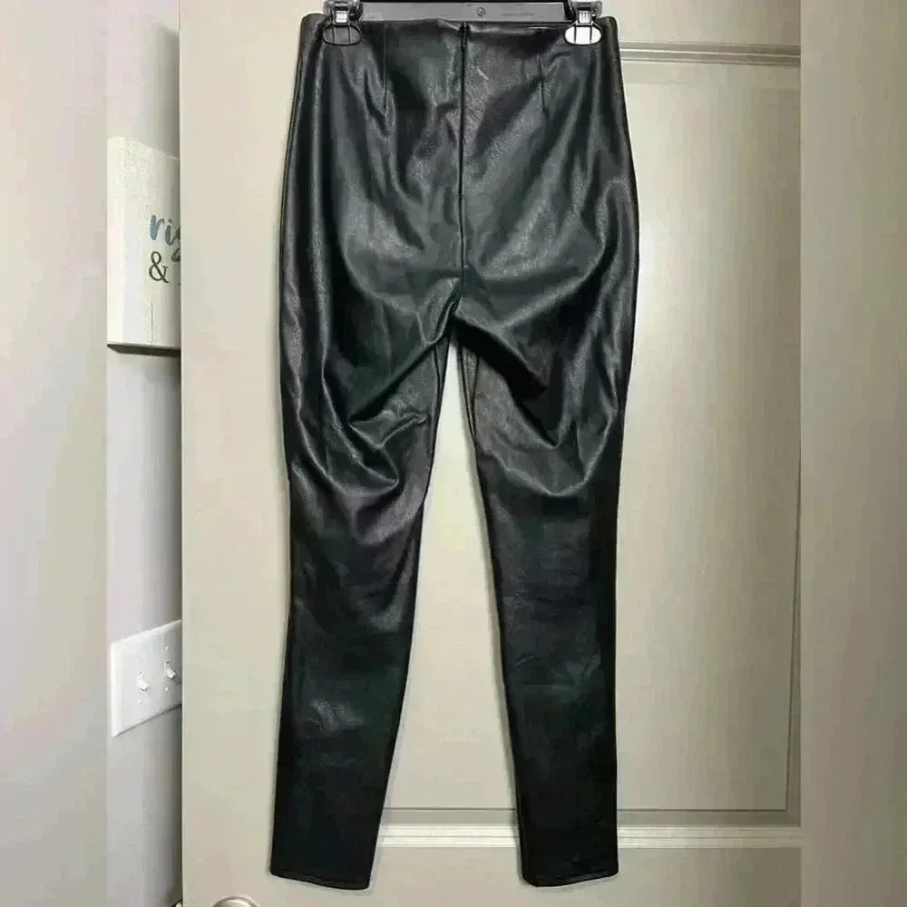 Paige Kiana Vegan Stretch Leather Leggings | Size Small - Picture 7 of 11